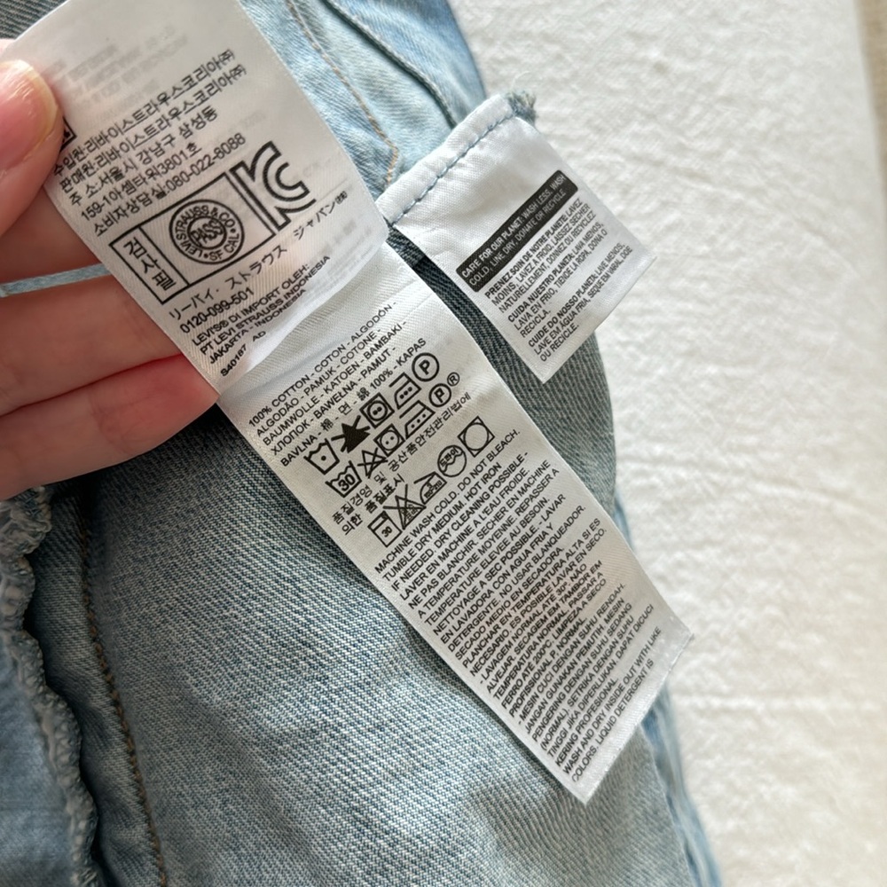 ✖️sold✖️Levi’s Ex Boyfriend Trucker Denim Jacket - Picture 9 of 12